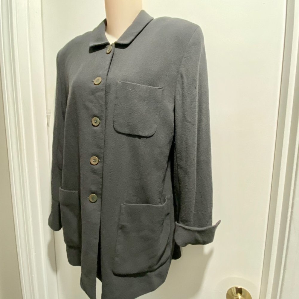 6) Vint. Migoscha Career Wool City Safari Utility Military Belgium Blazer Schak…